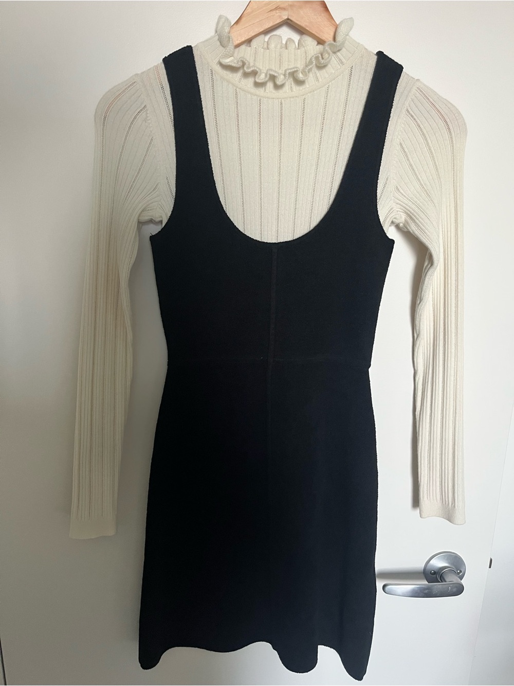 Sandro Pinafore mini dress - Picture 2 of 4